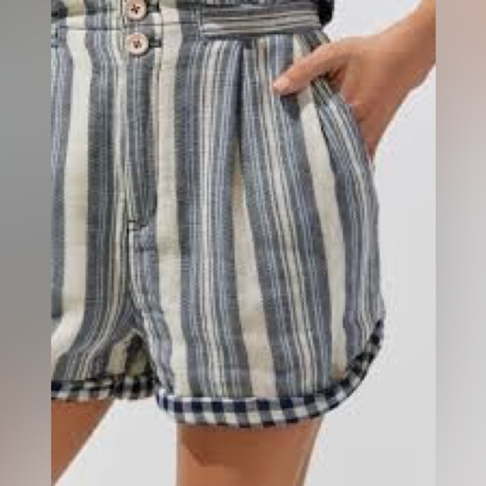 Pilcro striped shorts
